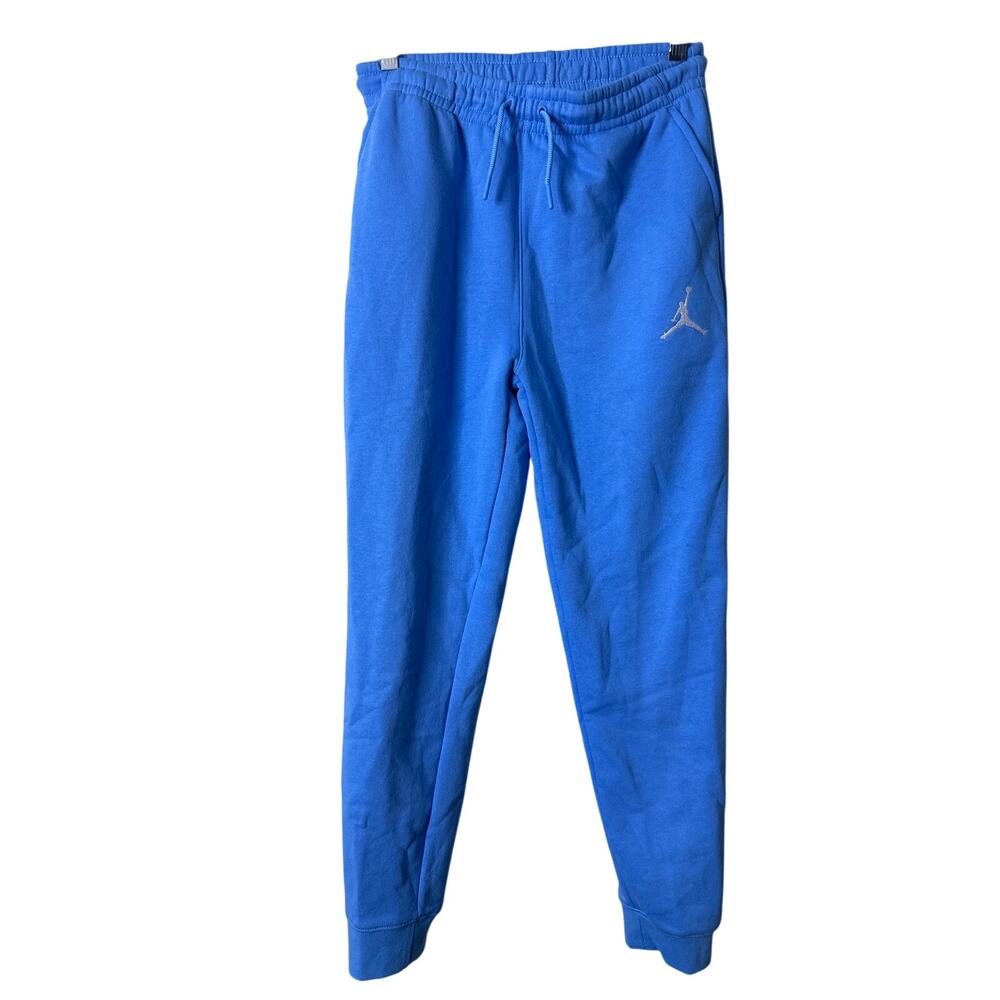 Jordan Joggers Boys Large University Blue MJ Essentials Tapered Pants 12-13